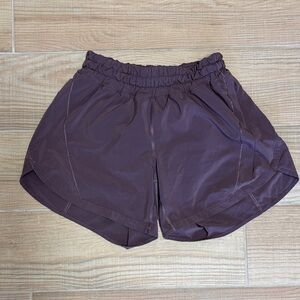 SOLD Lulu lemon mauve running shorts